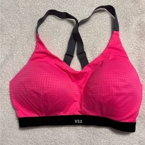 VSX Hot Pink and Black Sports Bra Size 34DD